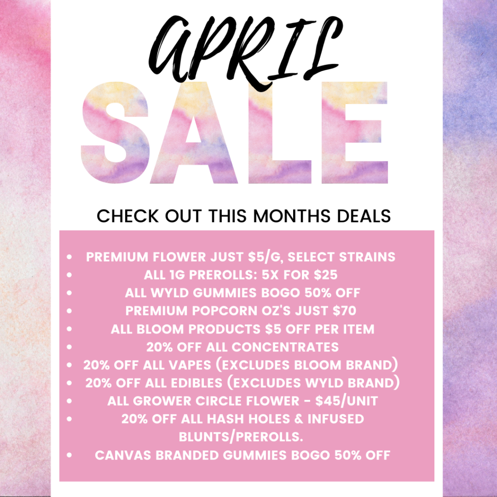 April Sales & Deals