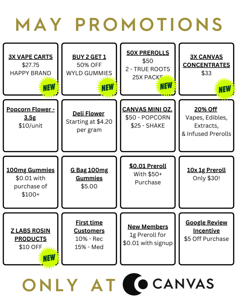 MAY 2025 Deals and promos